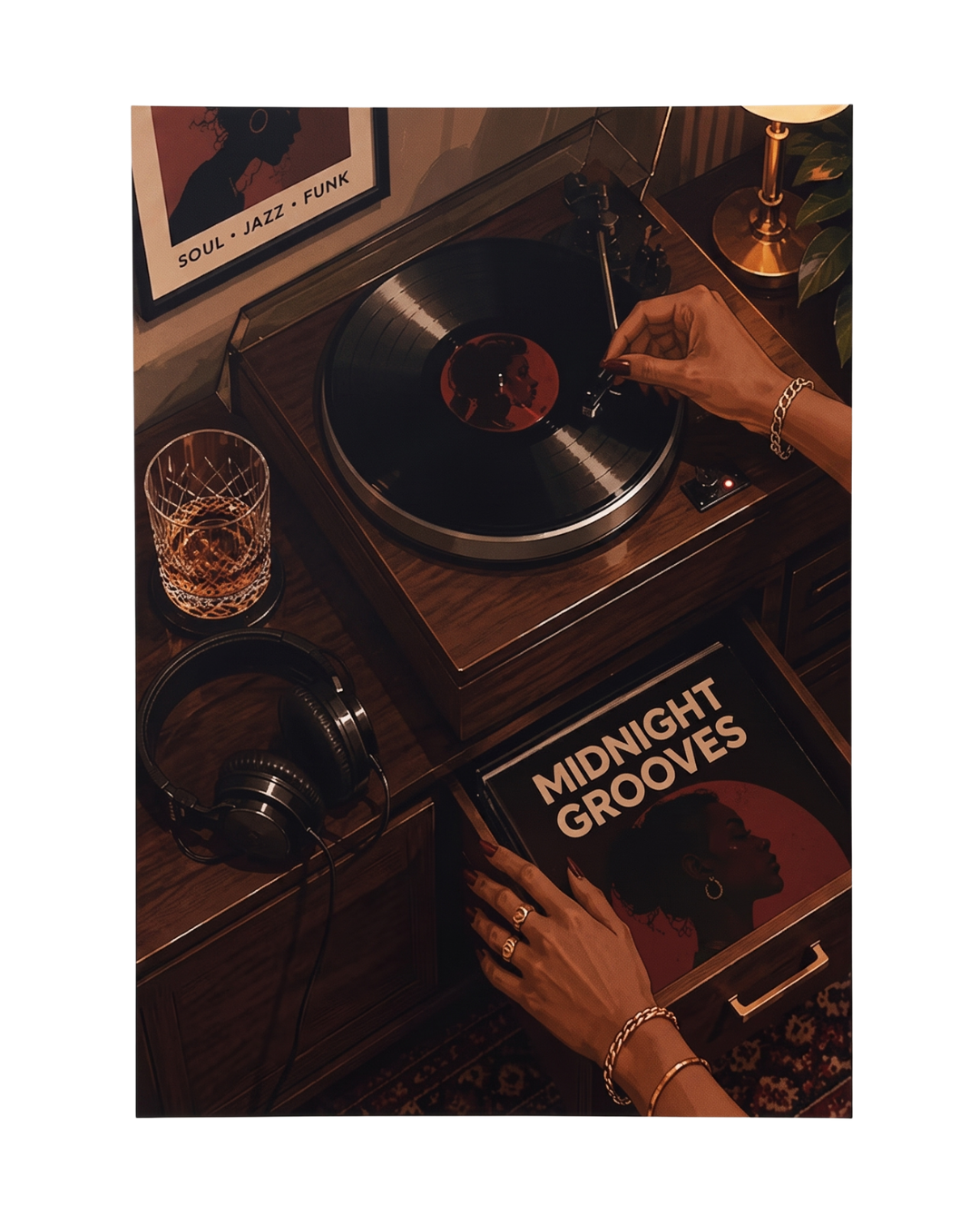 Retro Vinyl Print