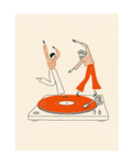 Record Dance Print
