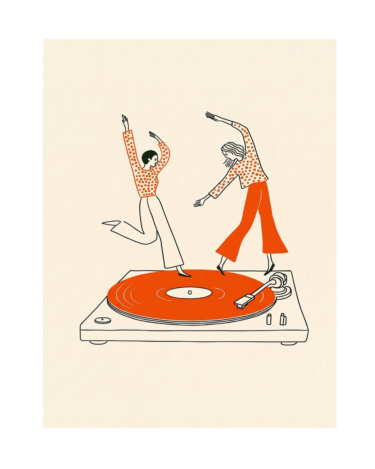 Record Dance Print