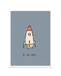 Curious Rocket Launch Print