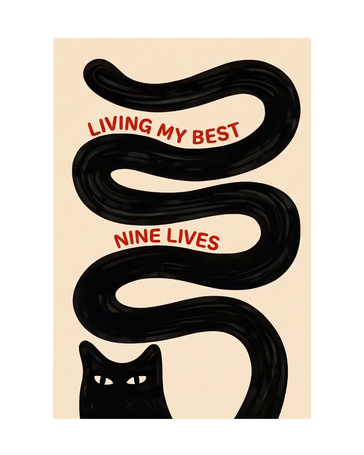 Nine Lives Print