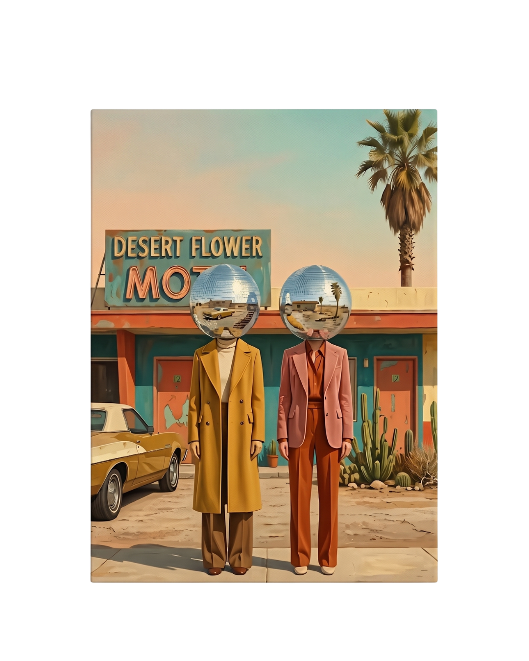 Disco Head Print