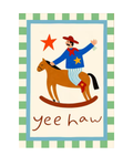Yeehaw Cowboy Print