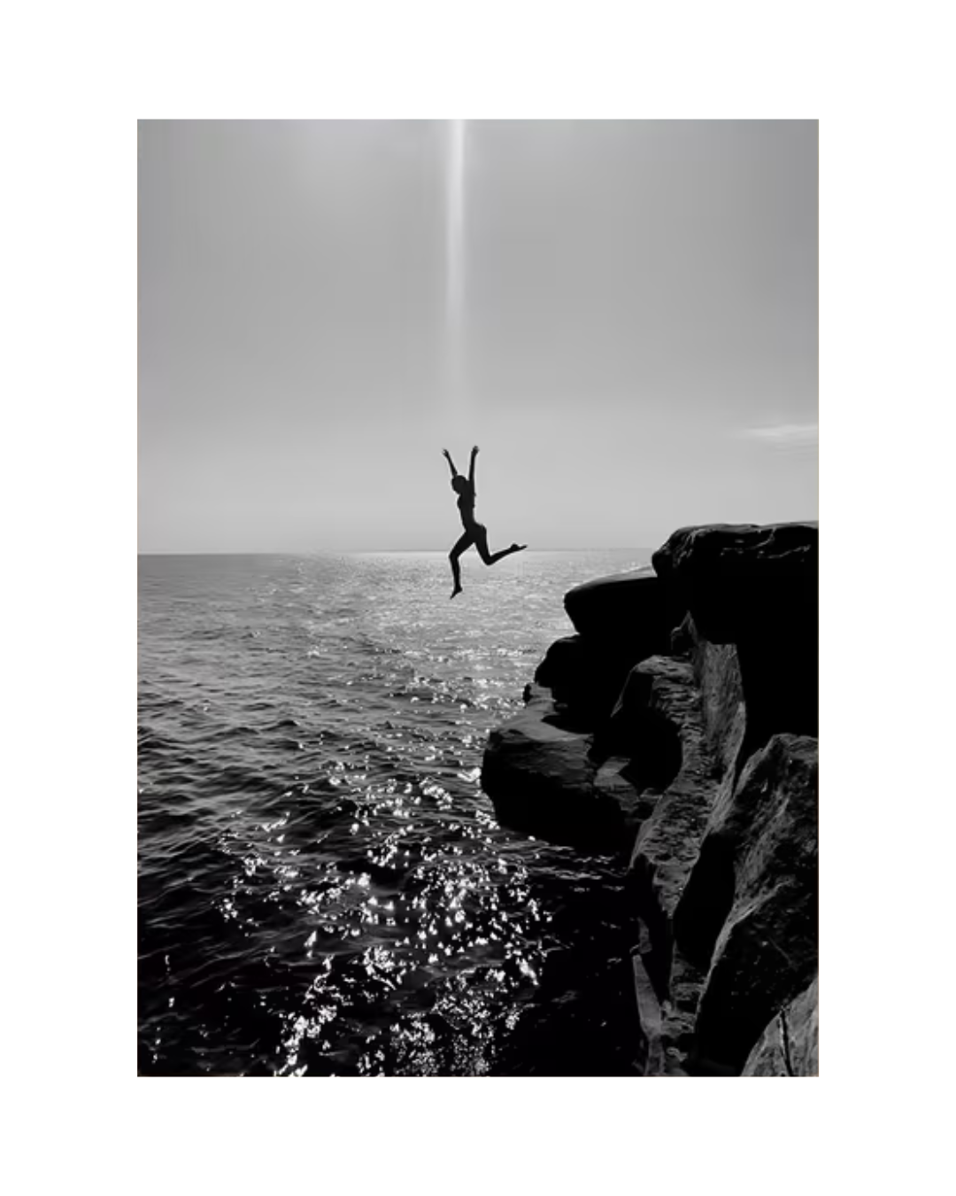 Cliff Dive Print